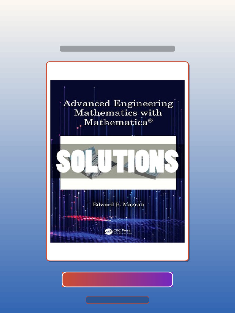Test Bank of Advanced Engineering Mathematics With Mathematica 1 Ed ...