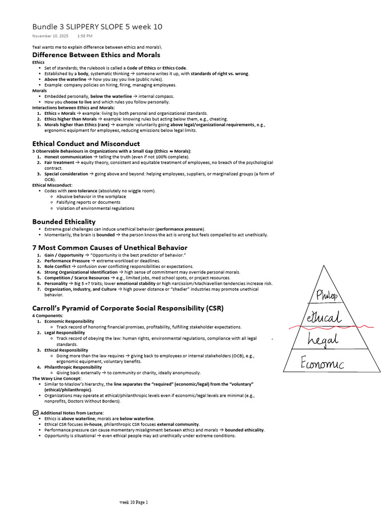 Ethics vs. Morals: Key Differences Explained | PDF | Corporate Social ...
