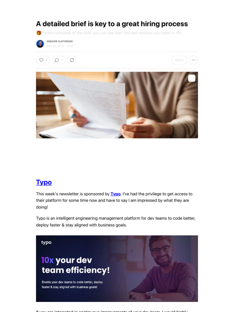 Essential Job Brief Template for Hiring | PDF | Recruitment