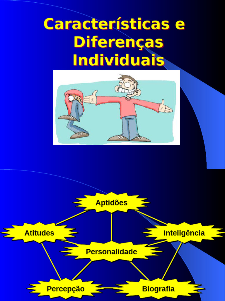 Características e Diferenças Individuais | PDF | Emoções | Ciência ...
