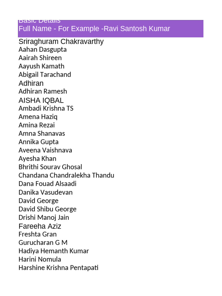 Student Names and House Assignments | PDF