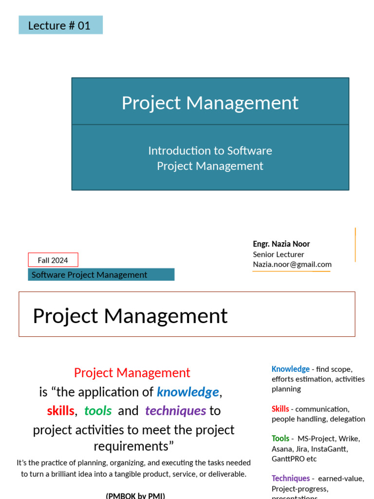 Introduction to Software Project Management | PDF | Project Management ...