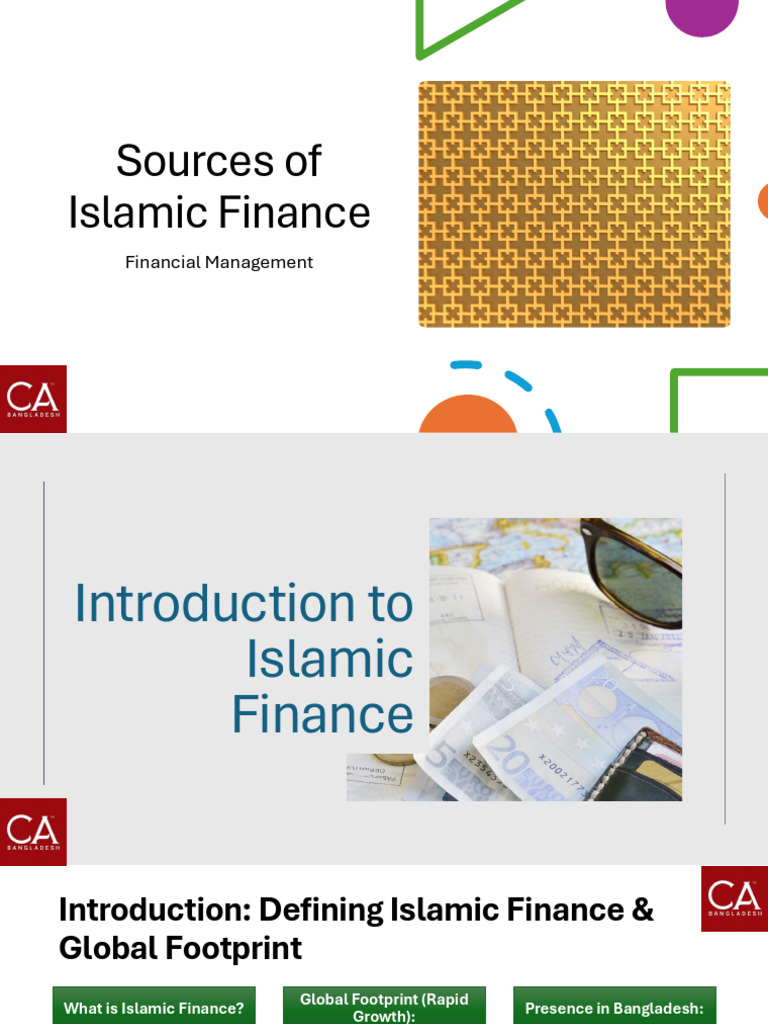 Understanding Islamic Finance Principles | PDF | Islamic Banking And ...