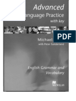 Advanced Language Practice With Key Michael Vince