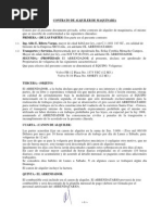 Modelo Contrato de Arrendamiento de Vehiculo 1 | Alquiler ...