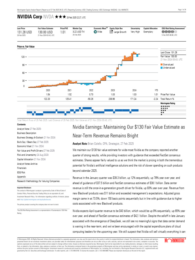 NVIDIA Morningstar | PDF | Graphics Processing Unit | Central ...