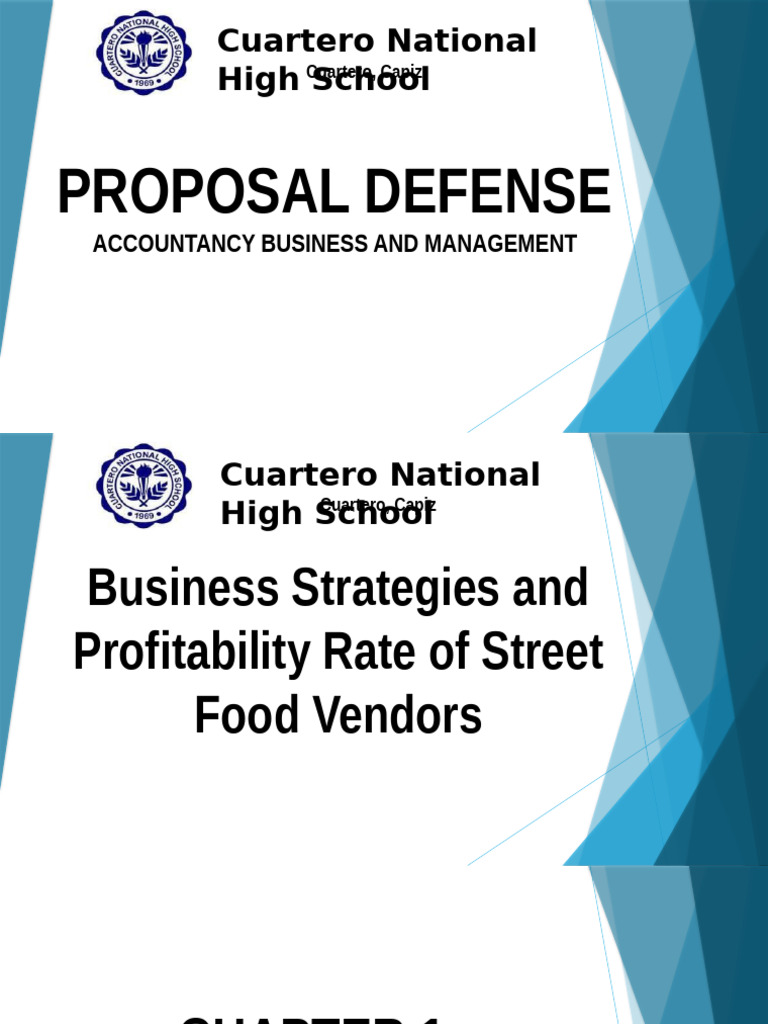 Street Food Vendors' Business Strategies | PDF | Strategic Management ...