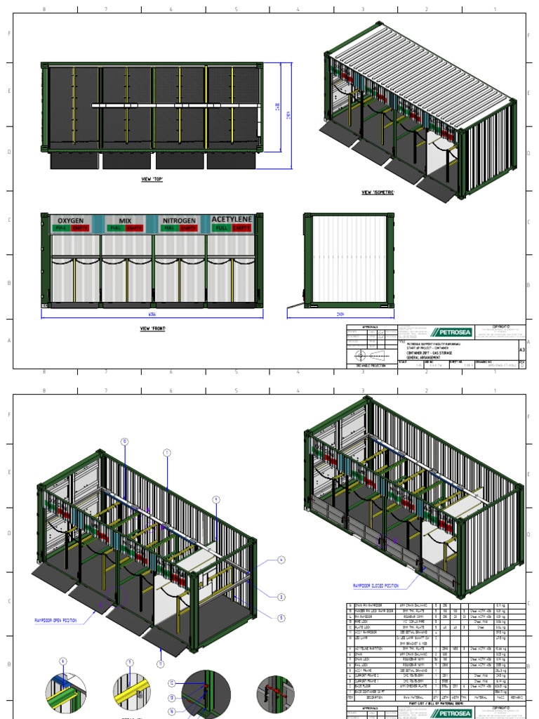 20FT Gas Storage Container Design | PDF | Secondary Sector Of The ...