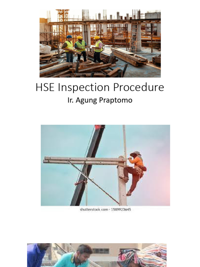 Prosedur Inspeksi HSE K3L Terperinci | PDF
