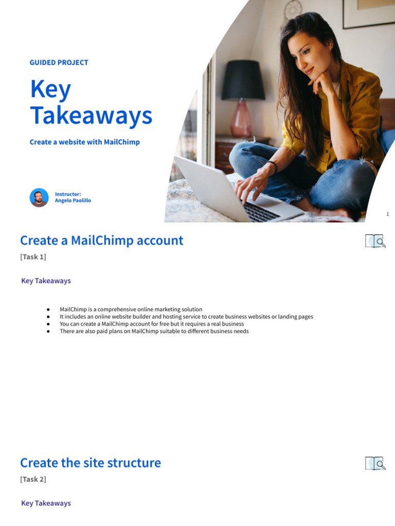 Build a Website with MailChimp Guide | PDF | Search Engine Optimization ...