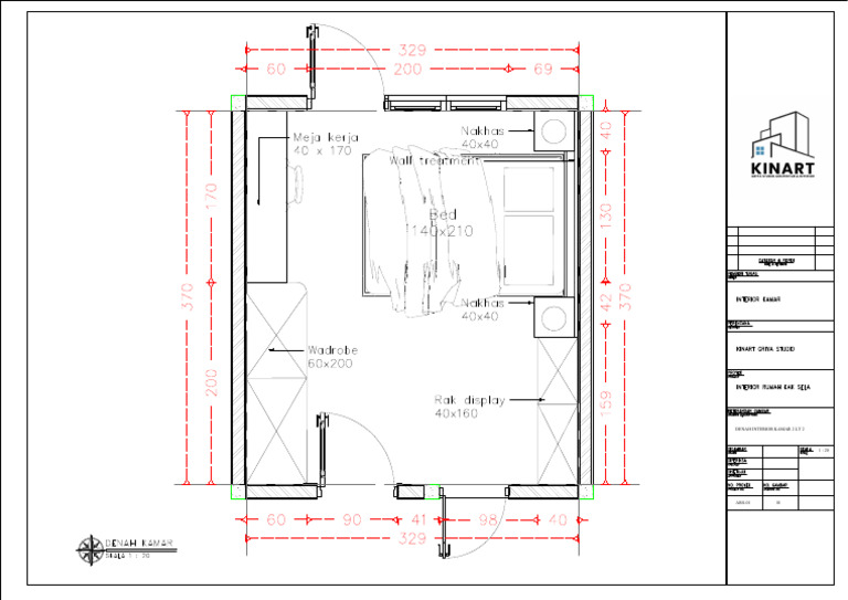 Layout - Kamar Anak LT 2 | PDF