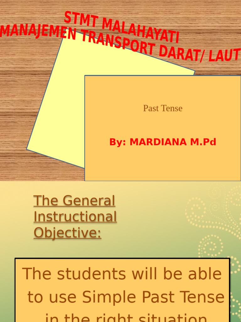 Mastering Simple Past Tense Usage | PDF | Grammatical Tense | Language ...