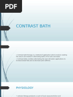 Contrast Bath Instructions for Hands and Feet | PDF