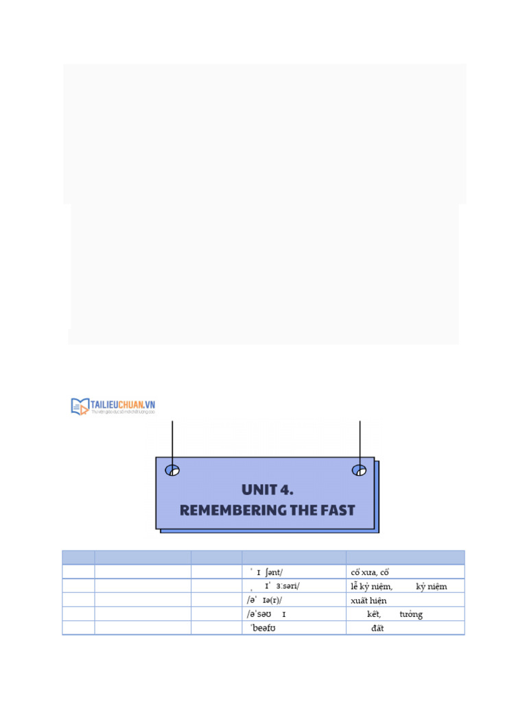 Unit 4 - K9 Global Success GV | PDF