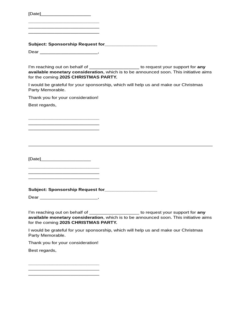 Letter Solicitation | PDF