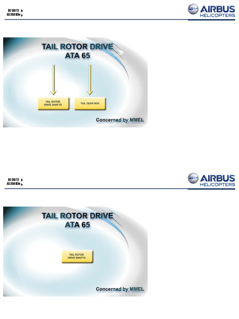 EC130T2 Tail Rotor Drive Overview | PDF | Helicopter Rotor | Helicopter