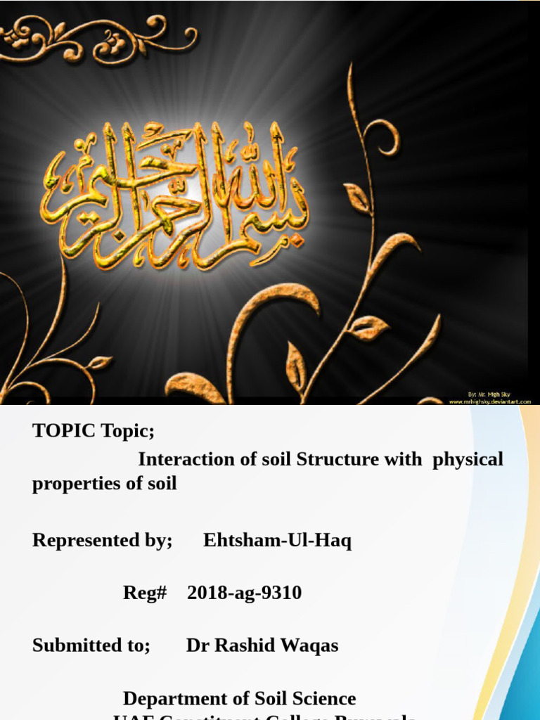 Soil Structure and Physical Properties | PDF | Soil | Soil Science