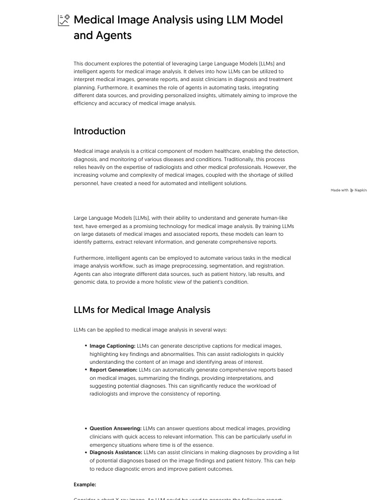 LLMs in Medical Image Analysis | PDF | Medical Diagnosis | Medical Imaging