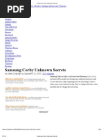 Download Samsung Corby Unknown Secrets by Mystique Progenitor SN96437773 doc pdf