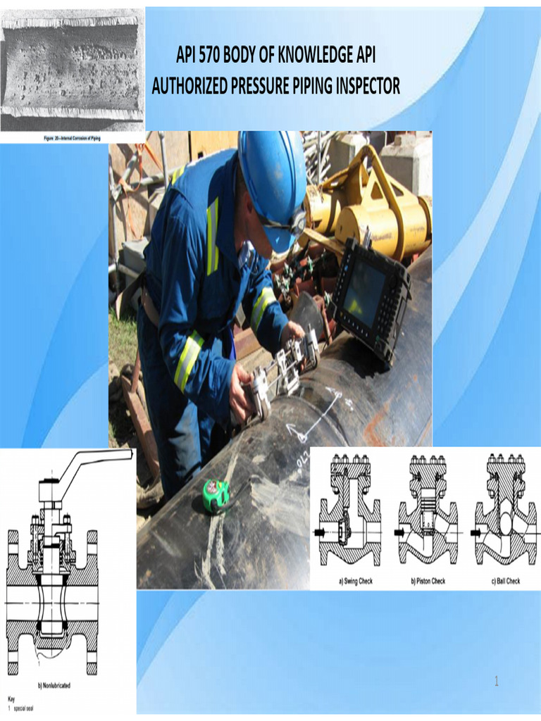 API 570 Pressure Piping Inspector Guide | PDF