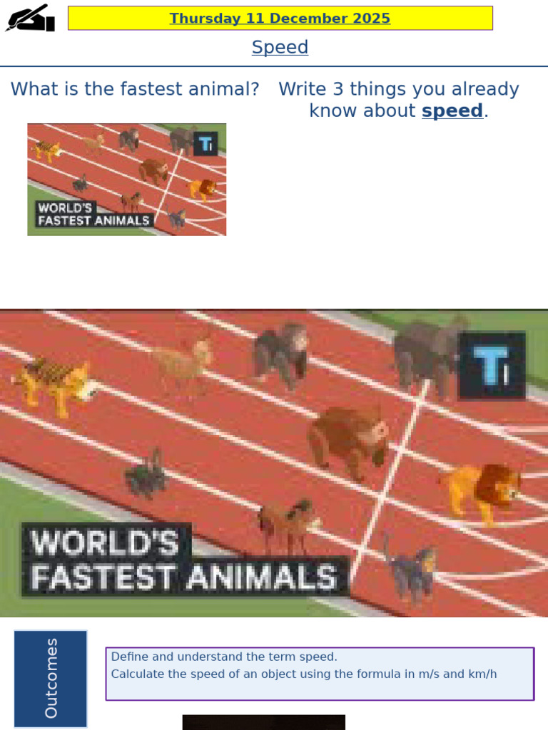 1. Speed | PDF
