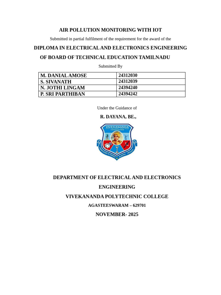 AIR Pollution Control System | PDF
