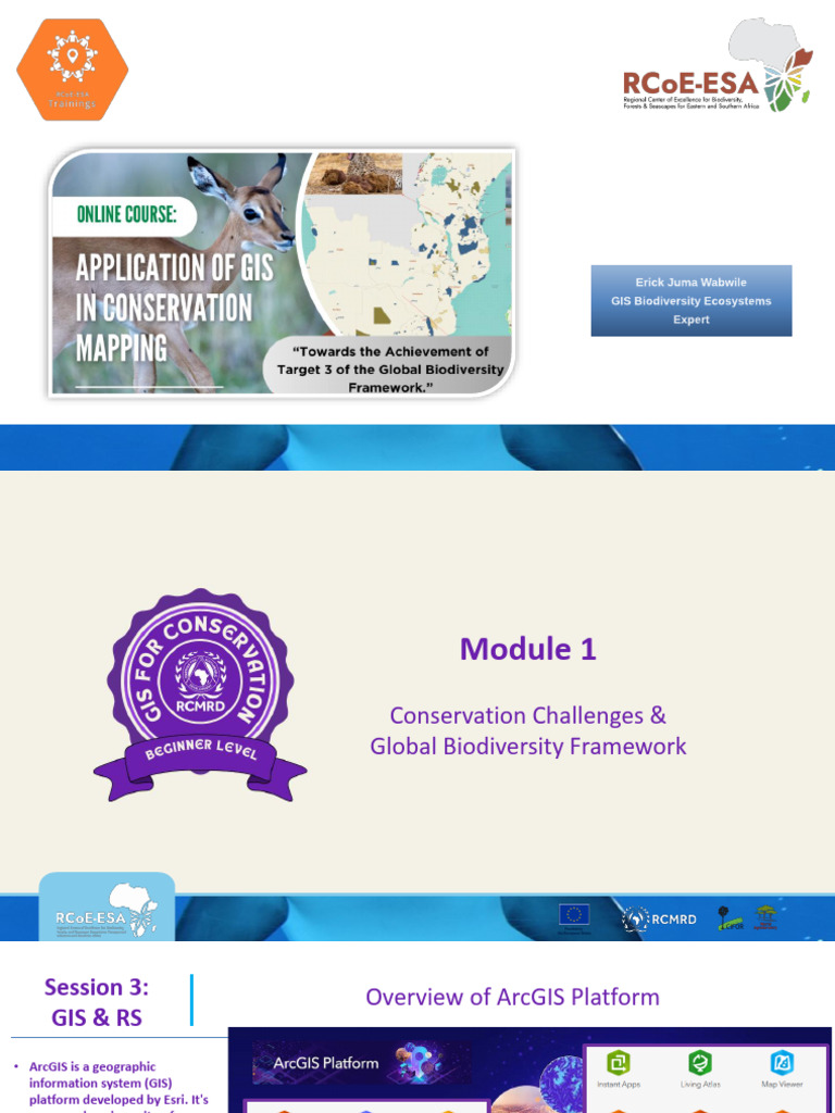 ArcGIS for Biodiversity Mapping Guide | PDF | Geographic Information ...