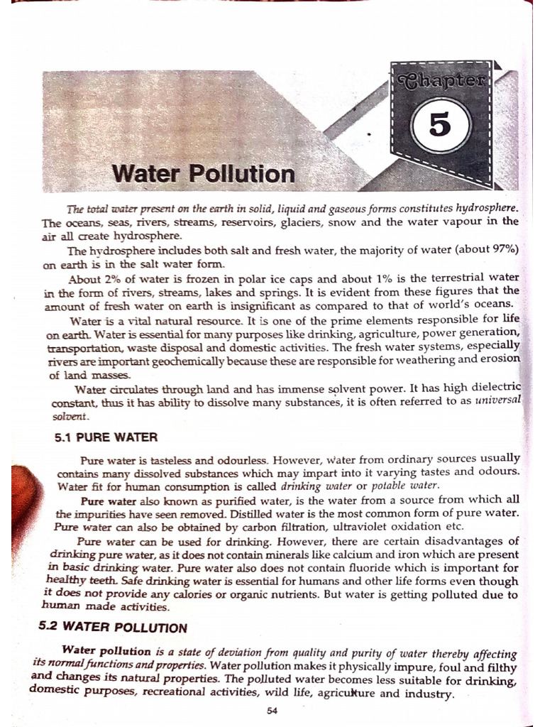 Water Pollution? | PDF