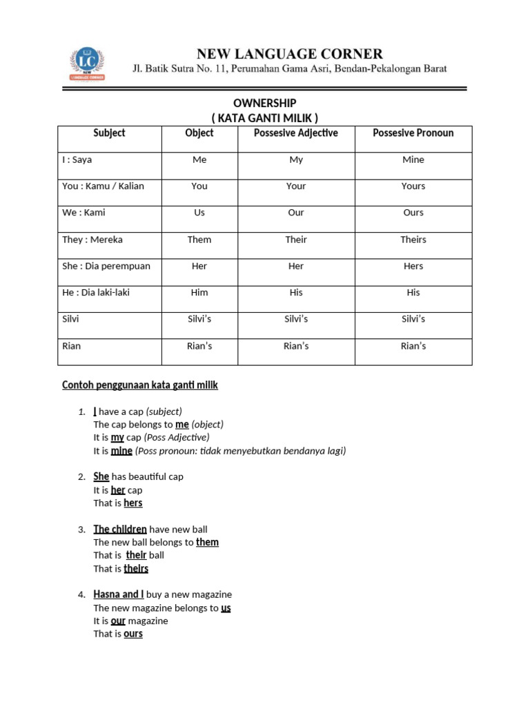 OWNERSHIP | PDF | Languages | Foreign Language Studies