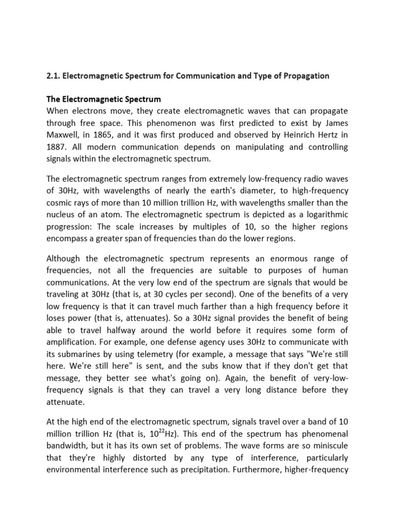 Unit 2 Physical Layer Characterization | PDF | Radio Propagation ...