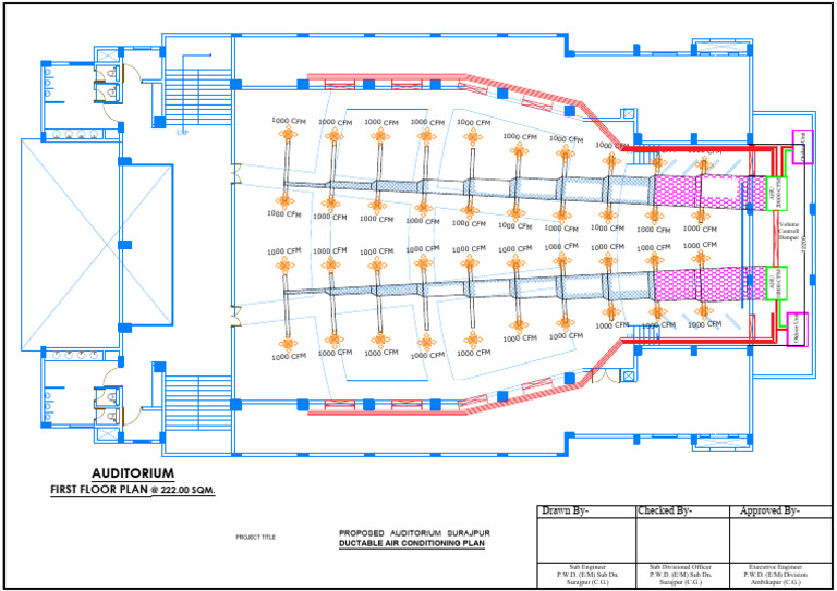 Proposed Auditorium Air Conditioning Plan | PDF