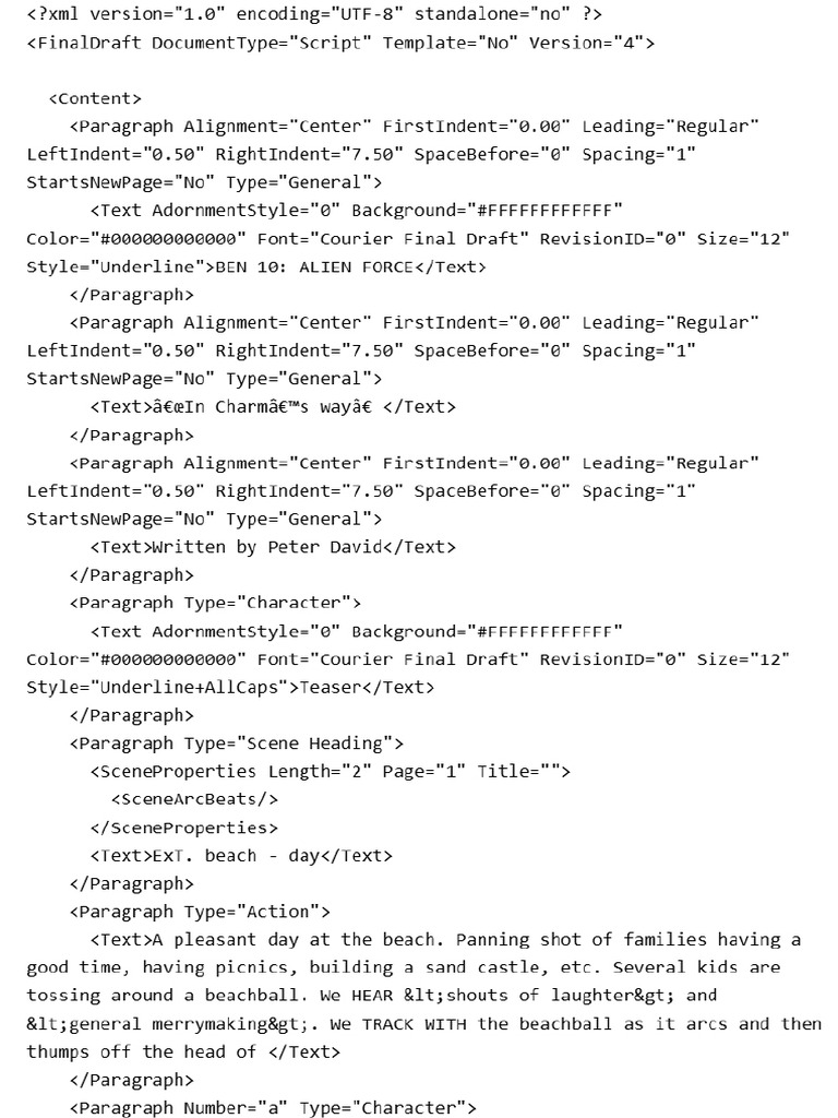 Website - B10af Ep309 in Charm's Way Script As Broadcast | PDF