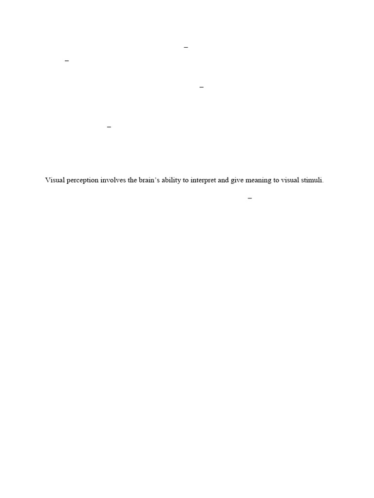 Understanding Visual-Spatial Functioning | PDF | Perception | Attention