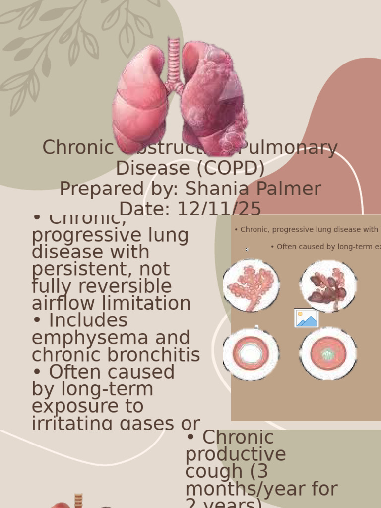COPD Revised Presentation | PDF | Chronic Obstructive Pulmonary Disease ...