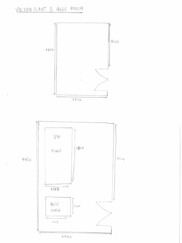 AGSS and Vacuum Plant Layout | PDF