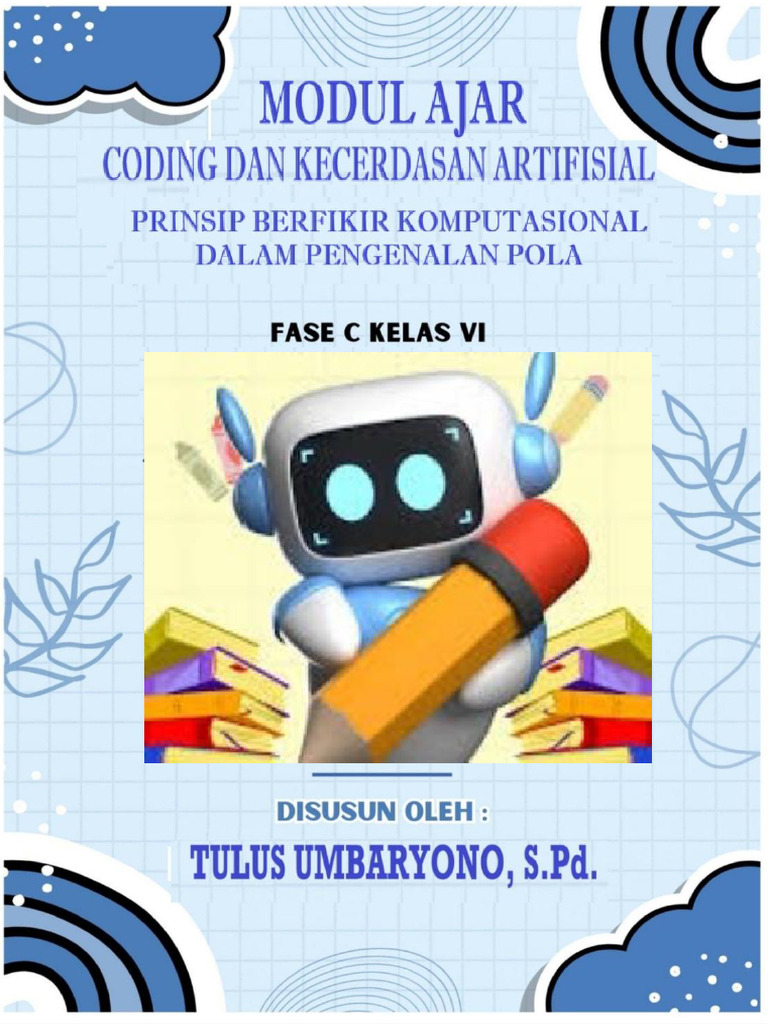 Rencana Pembelajaran Koding AI Kelas VI | PDF