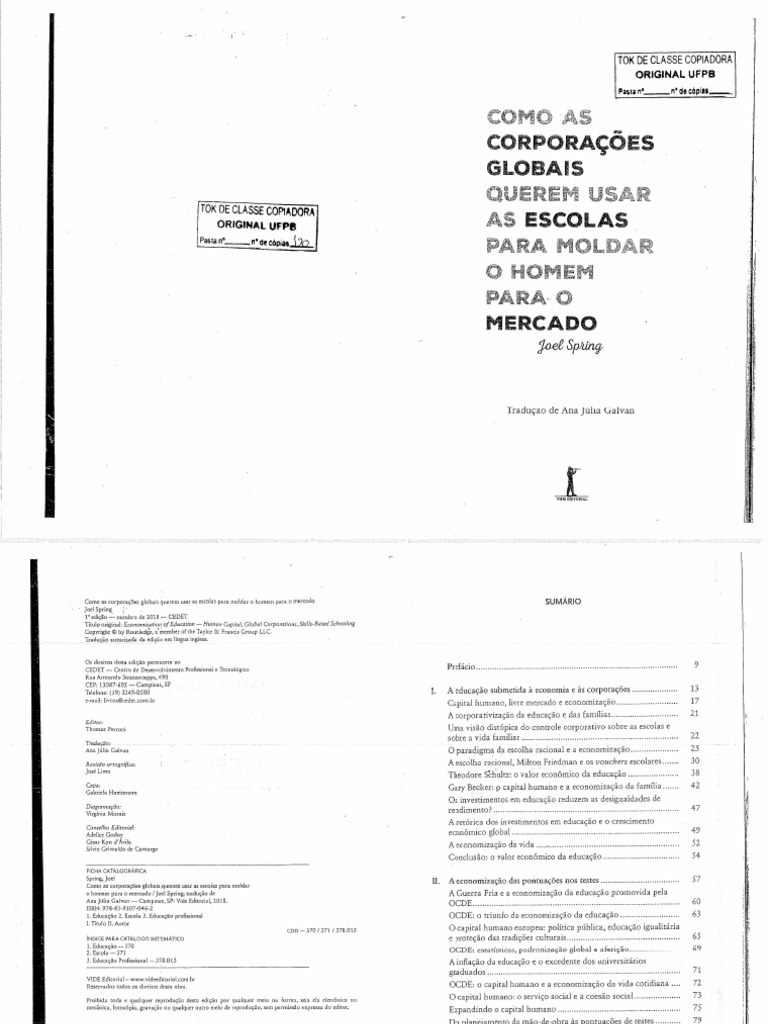 Livro - Joel Spring 1 | PDF