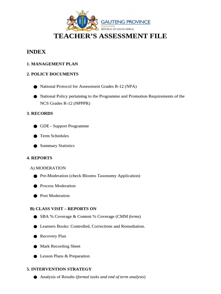 Teacher Assessment Management Guide | PDF