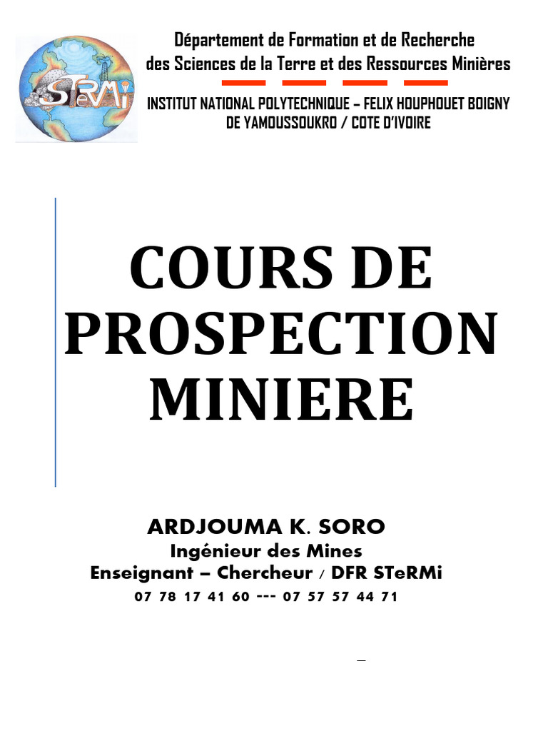 Introduction à la prospection minière | PDF | Exploitation minière ...