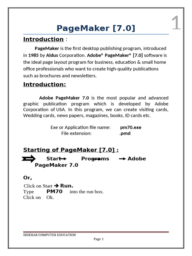 Adobe PageMaker 7.0 User Guide | PDF | Shape | Page Layout