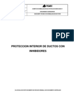 Protección de ductos con inhibidores de corrosión