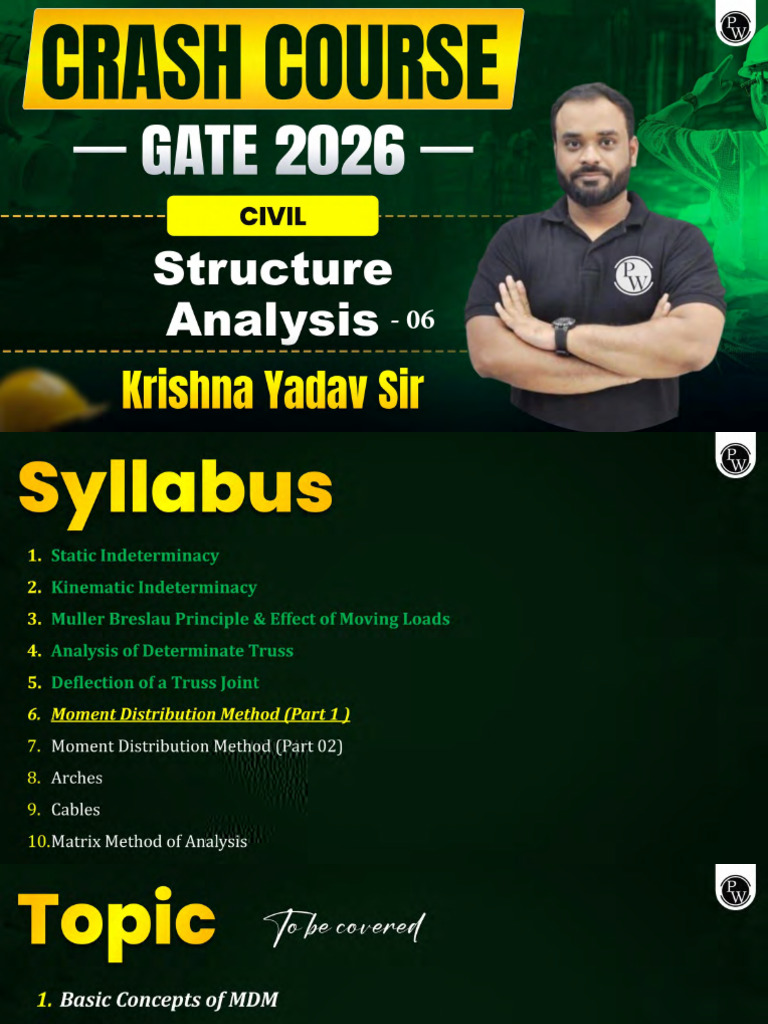 Structure Analysis 06 - Class Notes | PDF