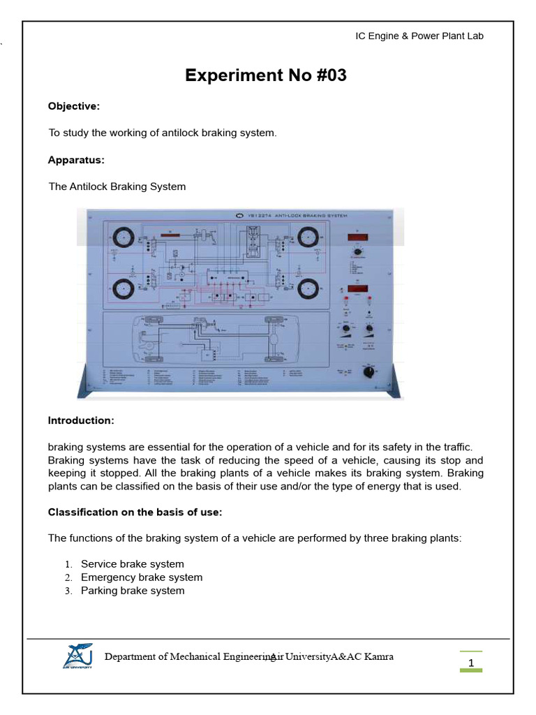 Understanding Antilock Braking Systems | PDF | Anti Lock Braking System ...