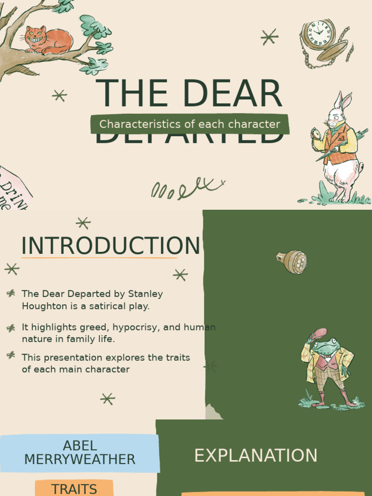 Dear Departed Ppt | PDF