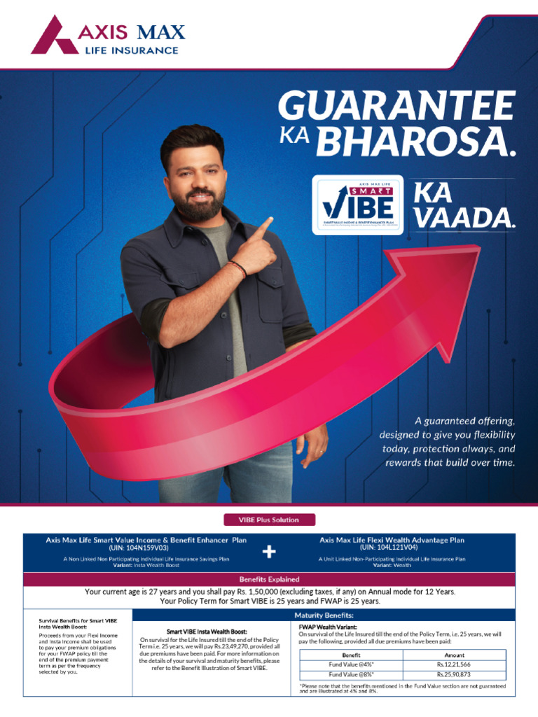 Axis Max Life Insurance Plan Details | PDF | Life Insurance | Insurance