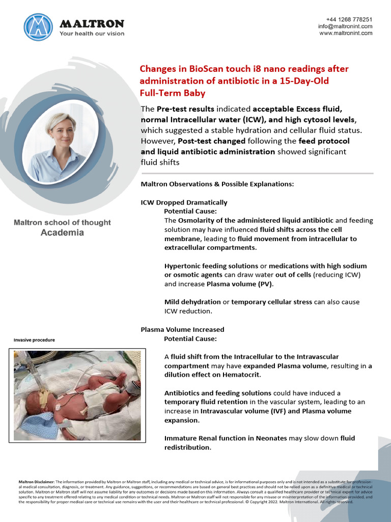 BioScan i8 Nano: Neonatal Fluid Analysis | PDF | Preterm Birth ...