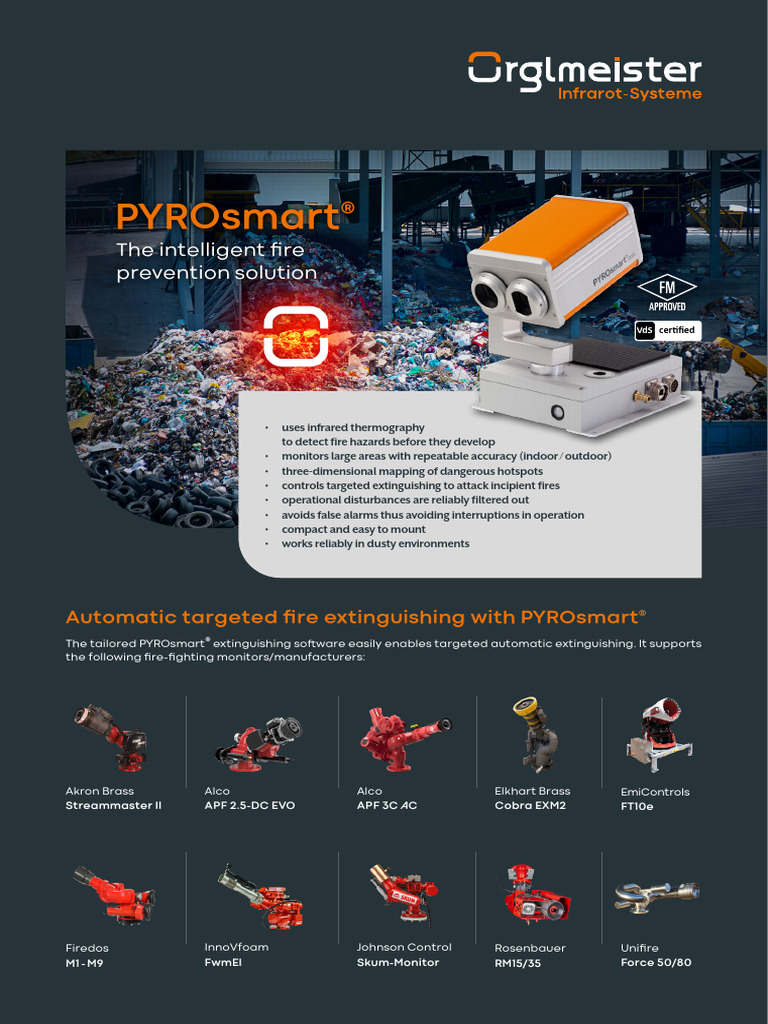 Intelligent Fire Prevention with PYROsmart | PDF | Hazards | Firefighting