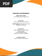Proposal Sponsorship Kegiatan KKN | PDF