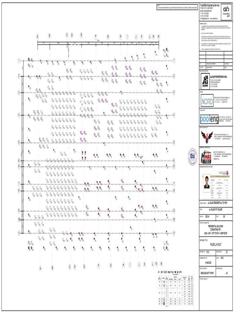 Al Saad Residential Tower Plans | PDF | United Arab Emirates