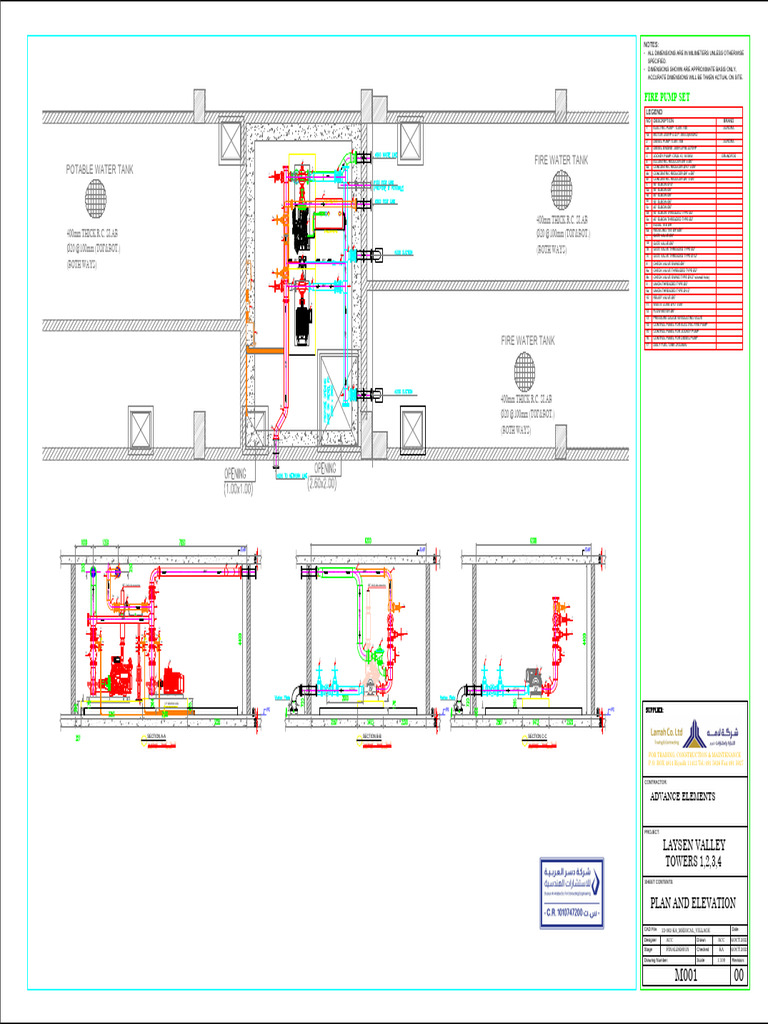 Fire Water Tank Design and Operation Guide | PDF | Valve | Pump